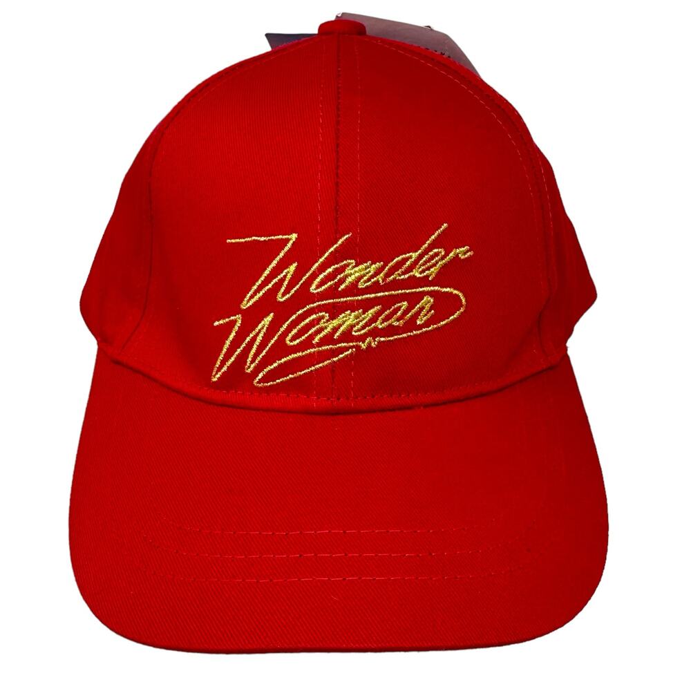 WONDER WOMAN Toddler Baseball Cap Red Gold BoxLunch DC Comics Warner Bro WW84